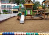 목행초병설유치원 어린이놀이터 모래소독