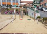 청풍 초등학교 모래 소독